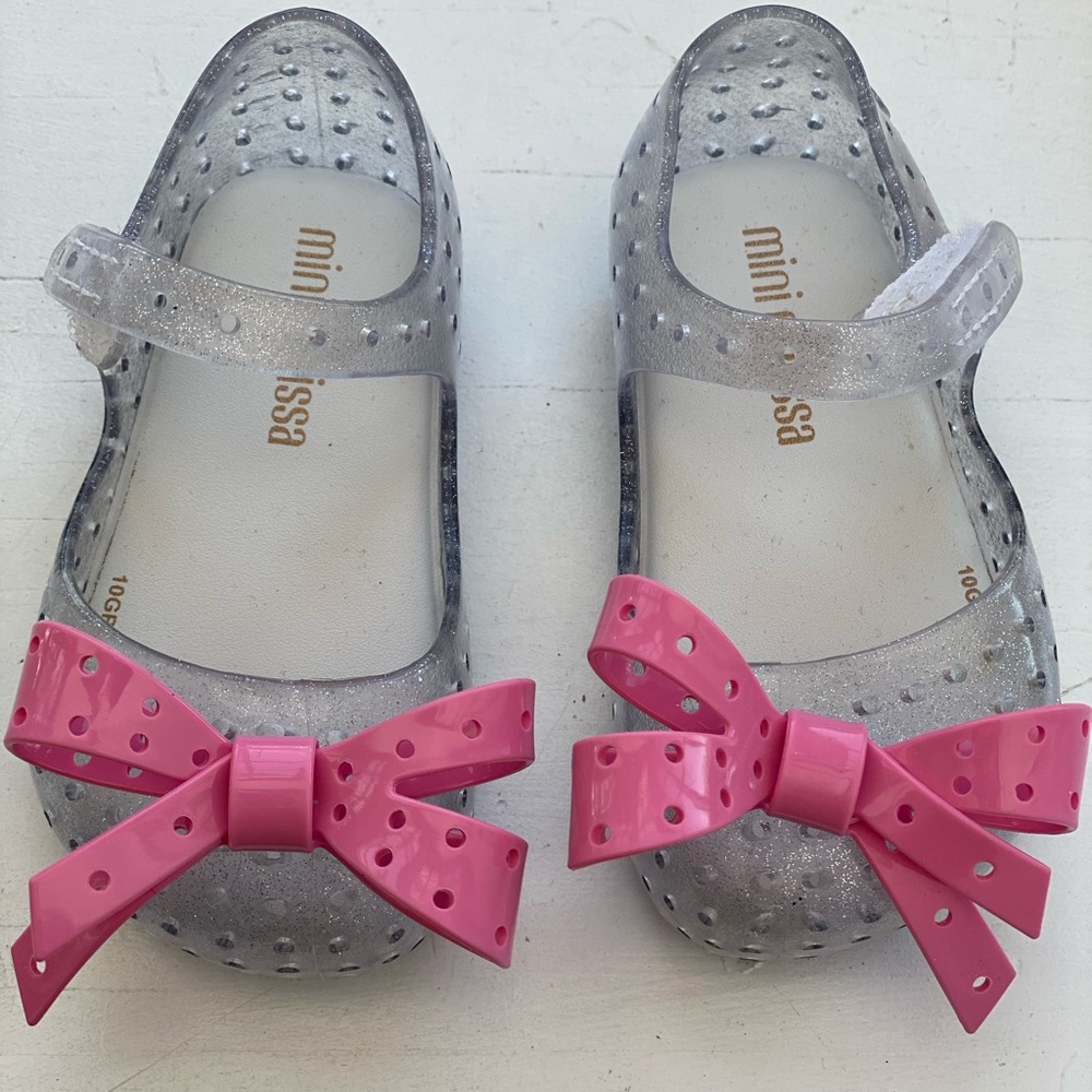 Mini Melissa bow shoes sandals toddler 5